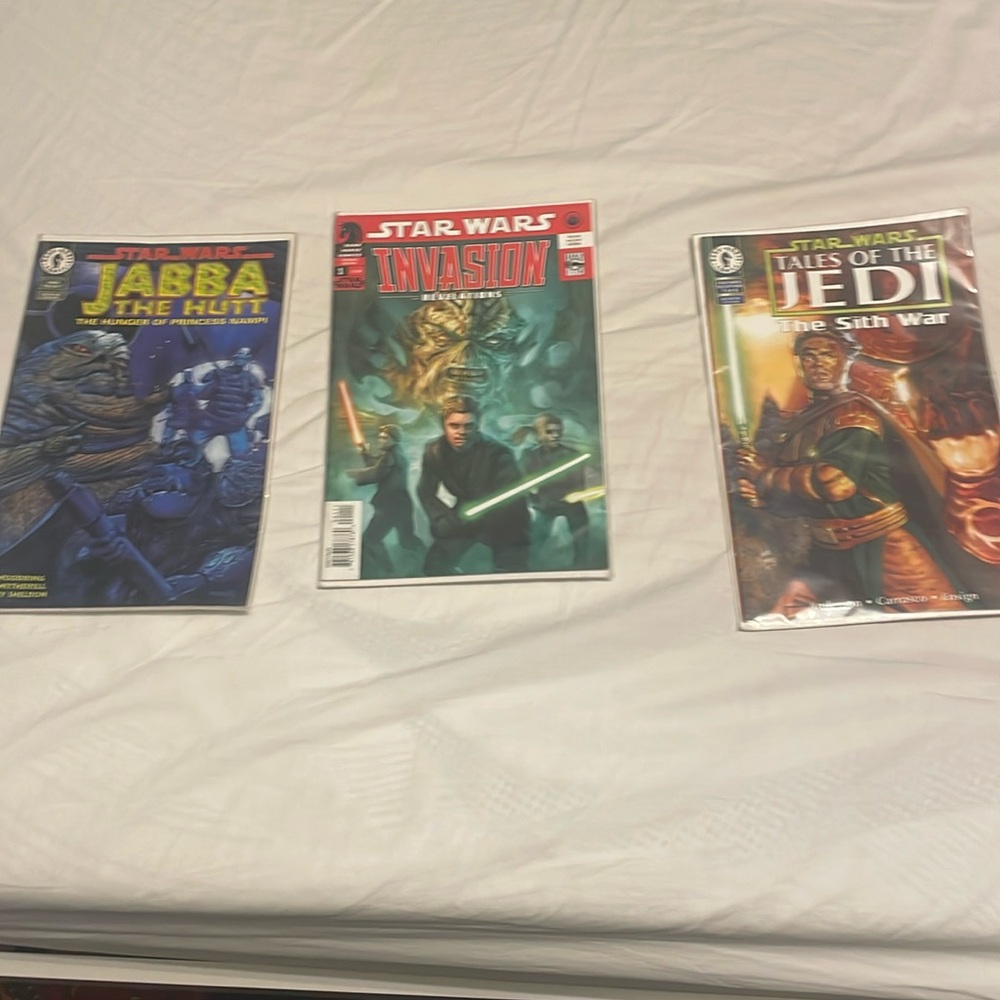 Lot of 3 dark horse Star Wars comics